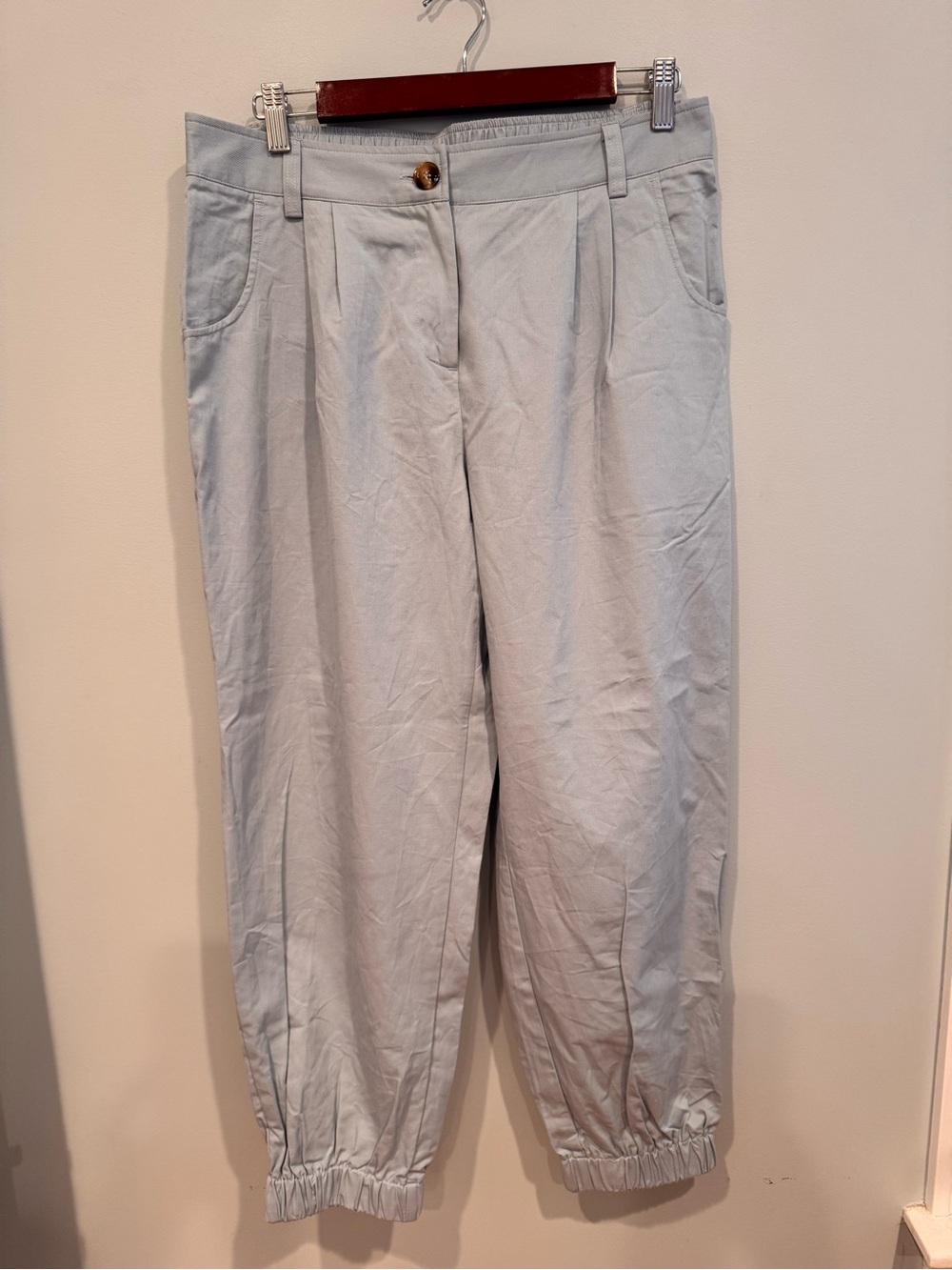 NWT Halara Mid Rise Casual Cotton Joggers with Pockets L - Picture 2 of 6